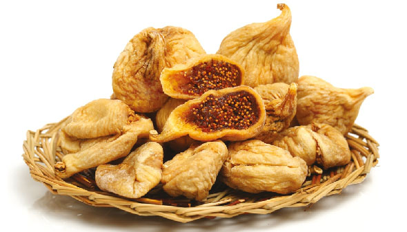 Basket of dried figs